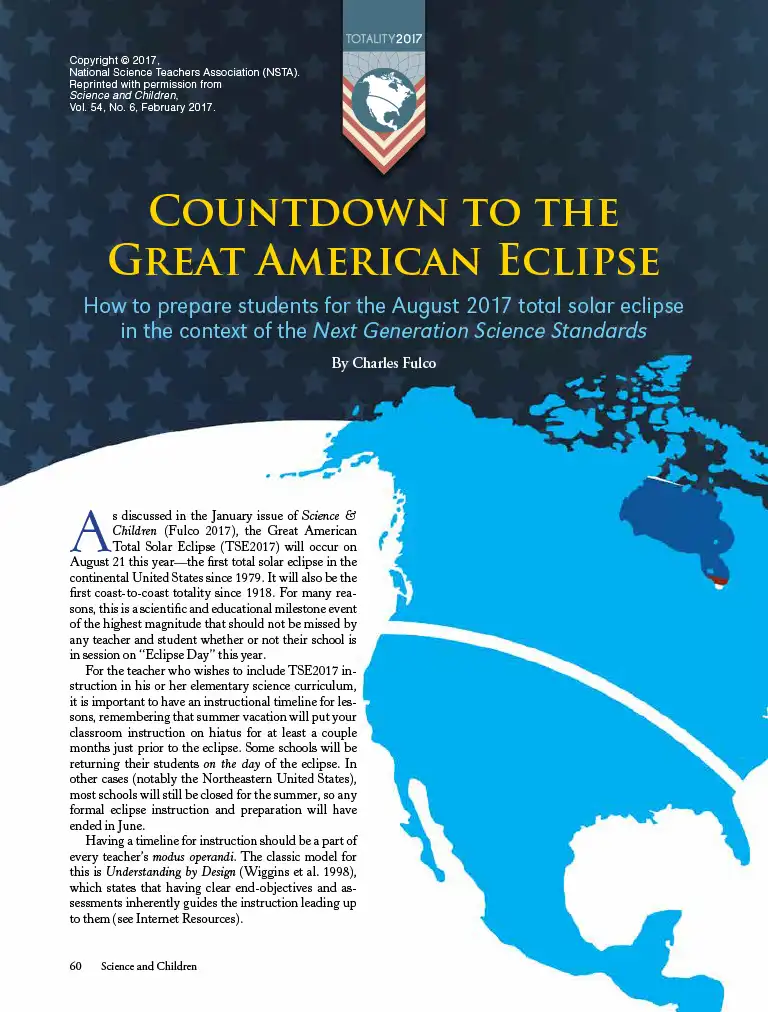 Countdown to the Great American Eclipse - poster