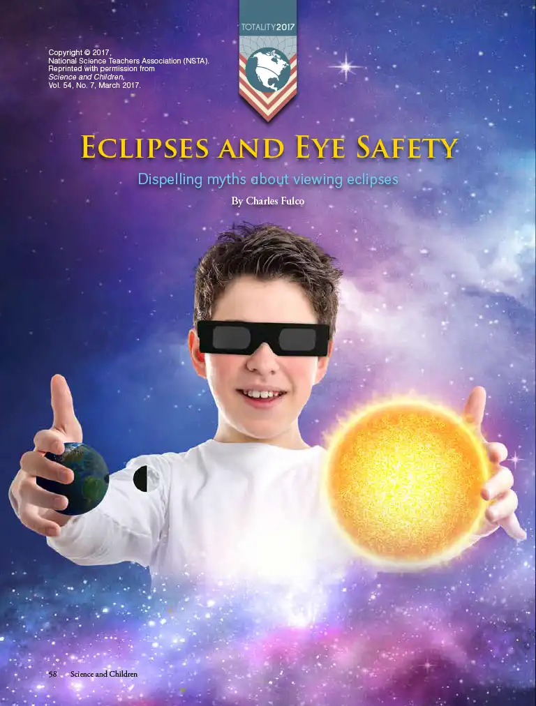 Eclipses and Eye Safety - poster